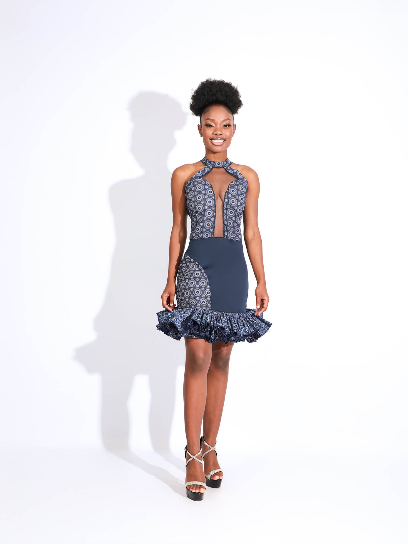 Black Barbie By TK_Product_0002_Tswana Short Dress00