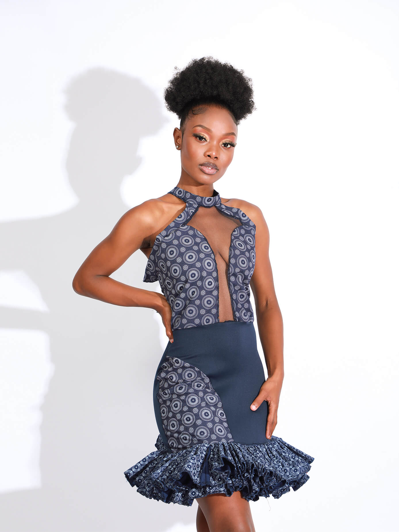 Black Barbie By TK_Product_0002_Tswana Short Dress_03